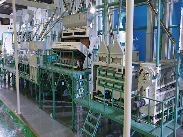 Nhà máy xay xát gạo tự động 50 tấn