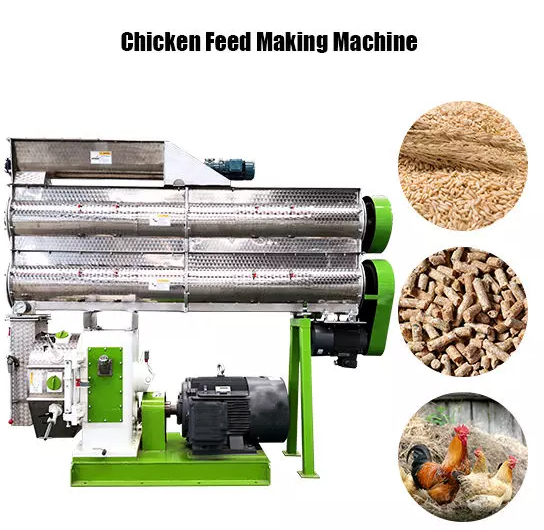 Thông số và mô hình của máy làm thức ăn gà