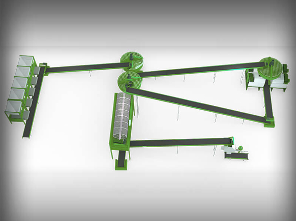 Dây chuyền sản xuất phân bón hòa nhập tự động