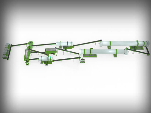 Dây chuyền sản xuất phân bón phân gà tự động