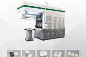 Nhà sản xuất dây chuyền sản xuất nắp cốc khuôn bột giấy có thể phân hủy tự động
