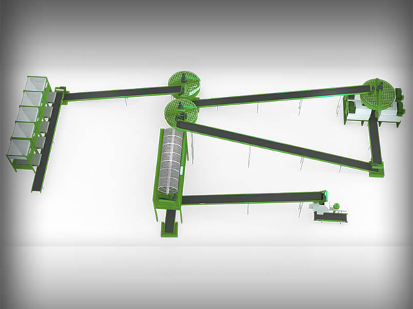 Dây chuyền sản xuất phân bón thỏ tự động