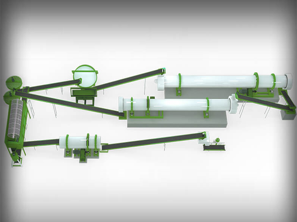 Dây chuyền sản xuất phân bón bò