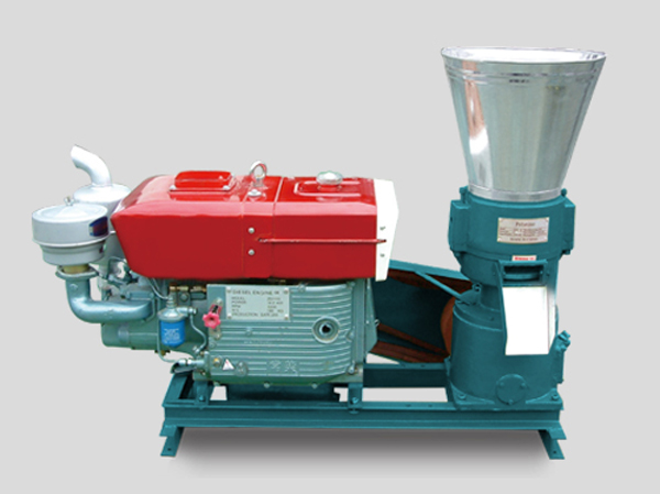 Máy hạt thức ăn động cơ diesel quy mô nhỏ