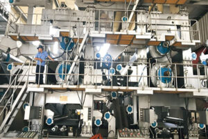 Nhà sản xuất dây chuyền sản xuất tấm giấy sóng tự động