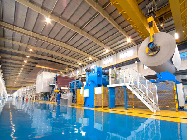 Dây chuyền sản xuất giấy thải tự động