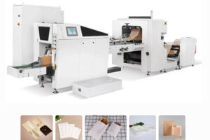 Nhà sản xuất dây chuyền sản xuất túi giấy dưới sắc nét tự động có thể phân hủy