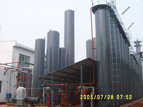 Công nghệ thanh lọc khí tự nhiên carbon bằng nhà máy hấp thụ swing áp suất