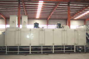 Nhà sản xuất máy nướng hạt mắc ca tự động liên tục