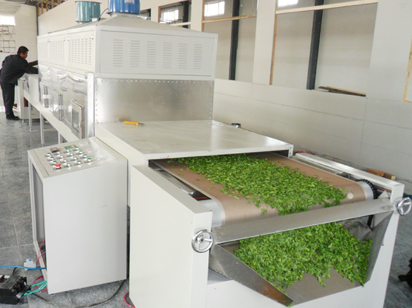 Nhà sản xuất lò hầm tiệt trùng bằng lò vi sóng cho trà và lá trà xanh