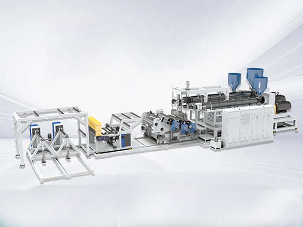 PETG single screw dry-free exhaust type sheet extrusion line